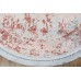 Турецкий ковер Tajmahal 06501 Серый-розовый круг